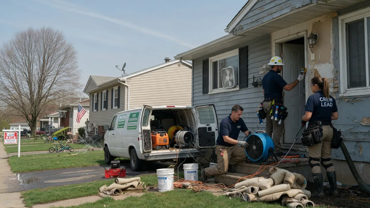 Flood Cleanup in Leesville, OH near me