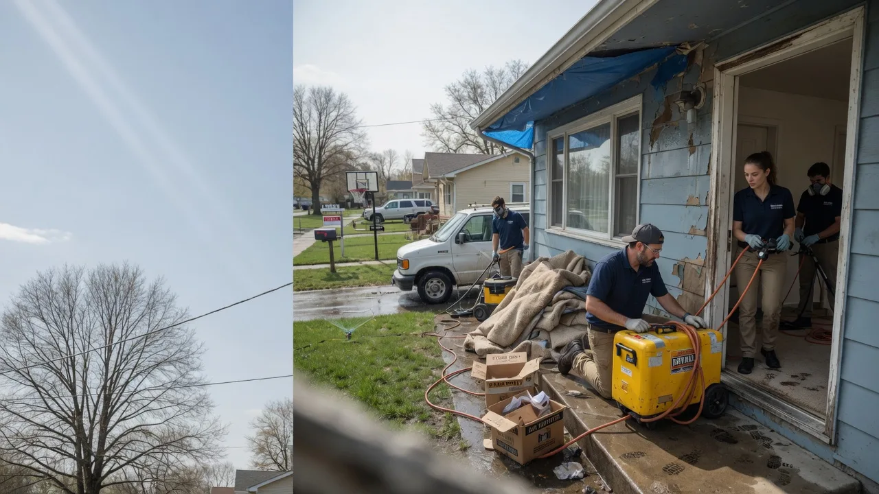 Basement Flood Cleanup in Leesville, OH near me